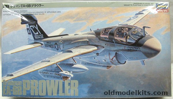 Hasegawa 1/72 Grumman EA-6B Prowler - US Navy VAQ-136 'Gauntlets' USS Midway / VMAQ-2 'Playboys' US Marines, K14X plastic model kit